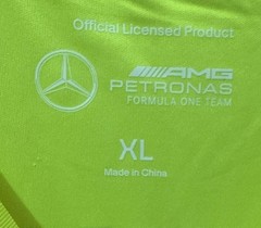 2024 Mercedes AMG Petronas F1 Men’s LH Sports T-shirt size XL