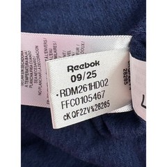 Reebok Hoodie T-Shirt Navy Blue Long Sleeve Performance Stretch XL