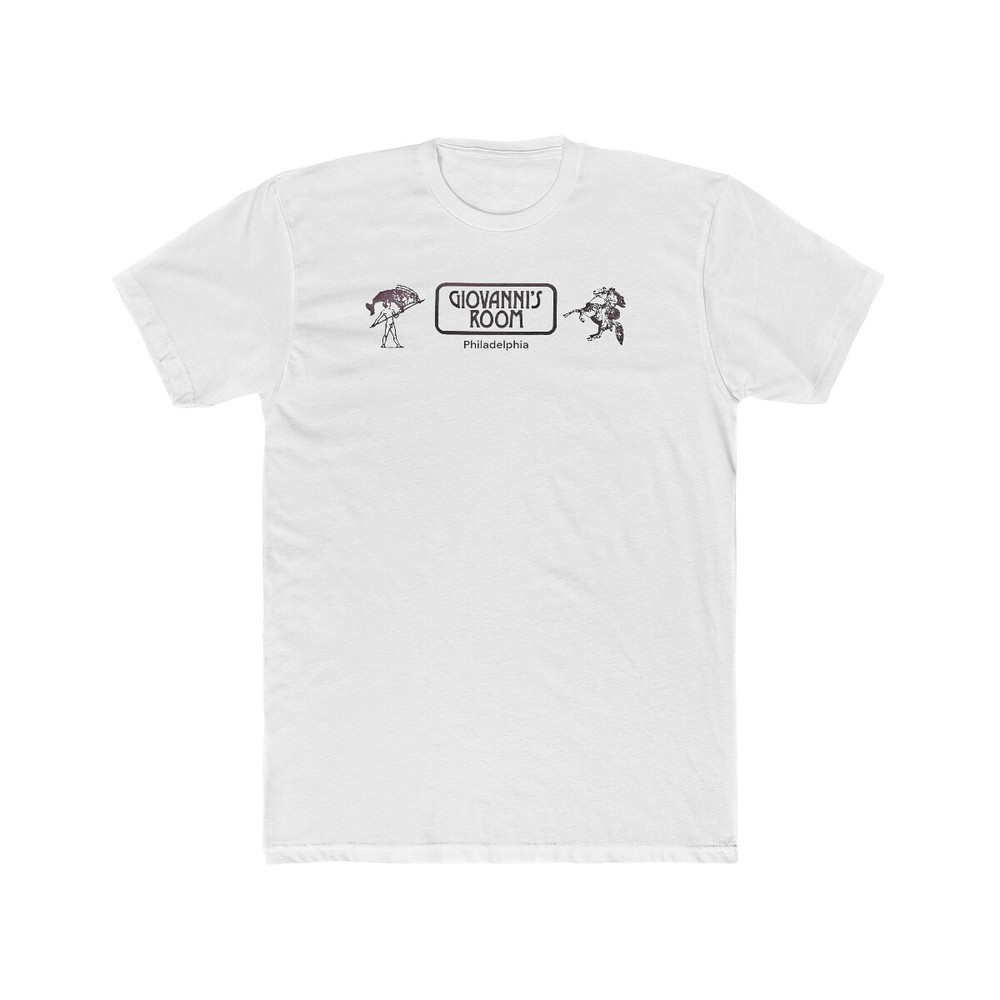 GIOVANNI’S ROOM gay bookstore Men’s Cotton Crew Tee philadelphia Pennsylvania