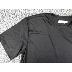Onia Crewneck Active T-Shirt Mens XL Black OM Solid Short Sleeve Synthetic