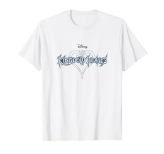 Kingdom Hearts Crown Hearts Logo T Shirt