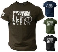 Guns Lover T Shirt US Flag Military Veteran T-Shirt
