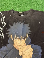 CIVIL REGIME x JUJUTSU KAISEN MEGUMI CURSED TECHNIQUE DUNGEON DISTRESSED TEE S
