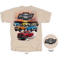 Joe Blow T’s Chevy Trucks Men’s Beige T-Shirt K5 Blazer Silverado Square Body