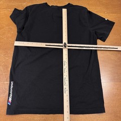 BMW M Series Motorsport Shirt Mens Medium Black Puma Short Sleeves
