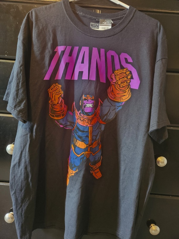 Marvel Comics Thanos Big Print XL Shirt NWT