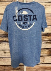 NWT Costa Del Mar Technical Insignia Sailfish T-Shirt in Royal Blue Medium
