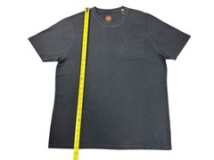Common People Popcorn Texture Shirt Garment Dye Relaxed Fit Gray M Ribbed Sleek