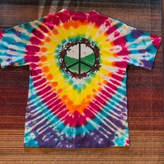 Alice in Wonderland Sundog T-Shirt Vintage 90s, Size XL USA Clay Hill Tie Dye
