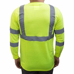 Hi Vis T Shirt Class 3 Reflective Safety Long Sleeve HIGH VISIBILITY-L9091/92
