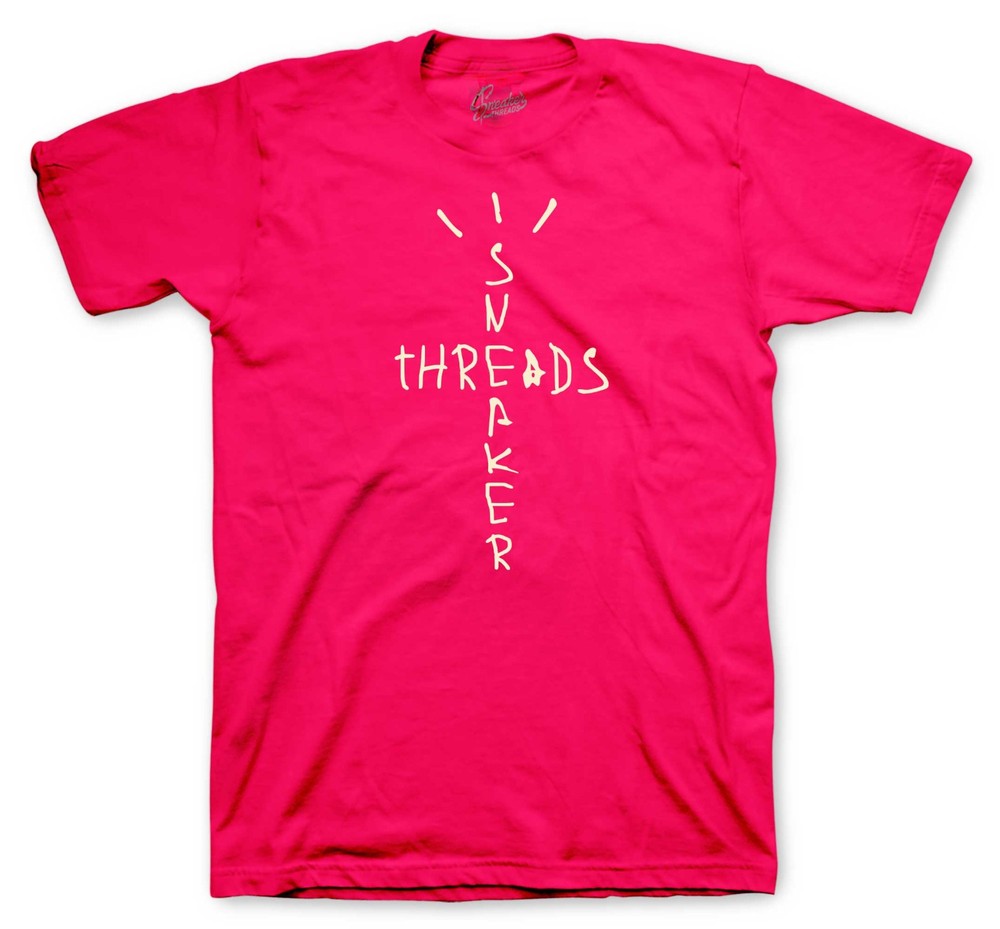 Shirts To Match Jordan 1 Tropical Pink Travis Scott AJ1 – Scribble Tee