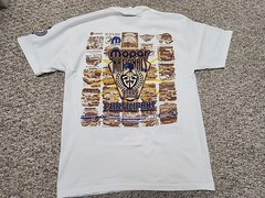 2005 Jerzees Mopar Nationals 25th Anniversary Tee Double Sided Graphic Large
