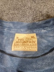 Vintage The Mountain Bald Eagle Waterfall Tie-Dye T-Shirt – Size XL – USA Made