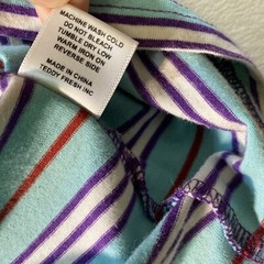 Teddy Fresh Shirt Men Medium Striped Streetwear Bear Hip Hop Urban Billie Malone
