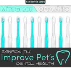 H&H Pets Toothbrush for Small Dogs & Cats – Soft and Extra Small Toothbrush Desi
