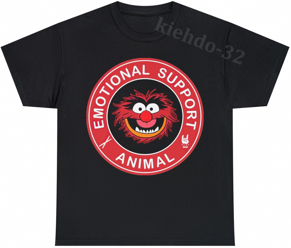 The Muppets Emotional Support Animal Funny Vintage S-5XL Tee Men Women Unisex