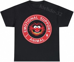 The Muppets Emotional Support Animal Funny Vintage S-5XL Tee Men Women Unisex