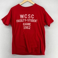 WESTERN CONNECTICUT STATE UNIVERSITY Shirt L College WCSC WCSU WestConn 80s VTG
