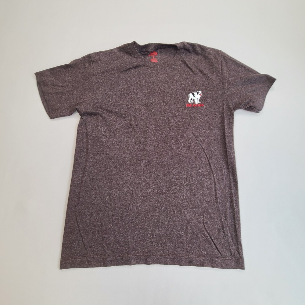 Big Dogs Shirt Adult Small Brown Casual Outdoors Comfort Casual Mens