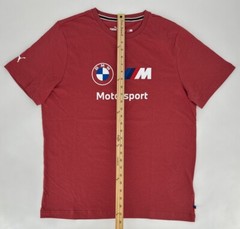 Puma T-Shirt Mens Large Red BMW MMS Motorsport ESS Logo Racing Tee Y2K 621314 10
