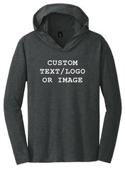 Ink Stitch Design Your Own Custom Printed Men Triblend Hoodie T-shirts