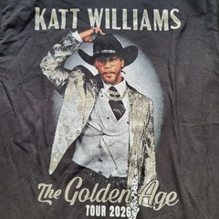 Katt Williams T-Shirt Mens Medium Black The Golden Age Tour 2026 Tee