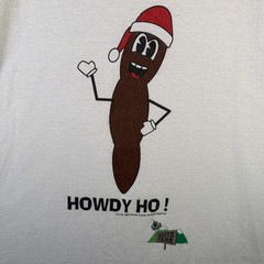 Vintage South Park Shirt Mens XL White 90s Christmas Poo Cartoon Funny Howdy USA
