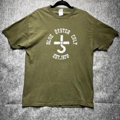 Blue Oyster Cult Est. 1972 Green T-Shirt retro Style logo tee Unisex tee NH19496