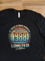 Vintage 1988 Limited Edition Shirt 38 year old 38th Birthday Gift Unisex 5XL