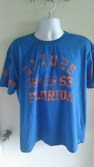 EUC, G 3 Sports, University of Florida Gators Blue T Shirt Size M NCAA Football