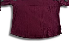 Vintage Spirit Jersey Fordham University Large Burgundy Gray Puff Print T-Shirt