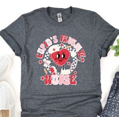 Cupid’s Favorite Nurse Shirt, Heart Nurse T-Shirt, Nurse Gift, Nurse Tee, Heart