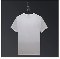 New Fashion Deer Rhinestones Summer Short Sleeve Luxury Men Streetwear T-Shirt