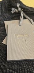 $700 New Men Tom Ford Black T-Shirt 44 US 54 EU Limited Edition Authentic Italy