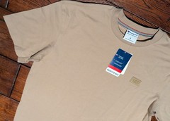 Champion Men’s Rochester Base NY Tan Stretch Crewneck T-Shirt Size Medium – NWT