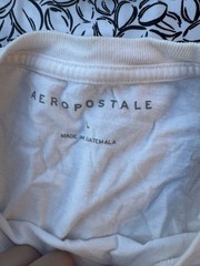 Aeropostale Est. 1987 NY White Graphic T-Shirt