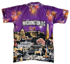 Fireworks T-Shirt Washington, DC Size Large Distressed Look