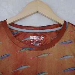 Reel Legends Reel-Tec Men’s Size XL Fish Print Crew-Neck T-Shirt