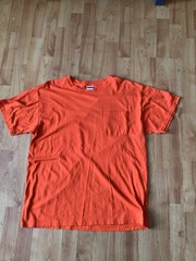 Men’s MOXIE HTF Bright Orange Tshirt LG New