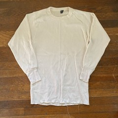 Vintage 90s BVD Thermal Shirt 50/50 Large Made in USA