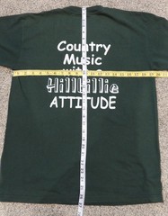 Vintage Povertyneck Hillbillies Country Music w/ Hillbillie Attitude T-Shirt Med