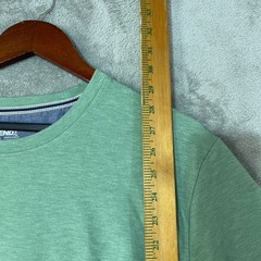 NWOT Lands’ End Men’s XL Green Short Sleeve T-Shirt Polyester Blend C1185