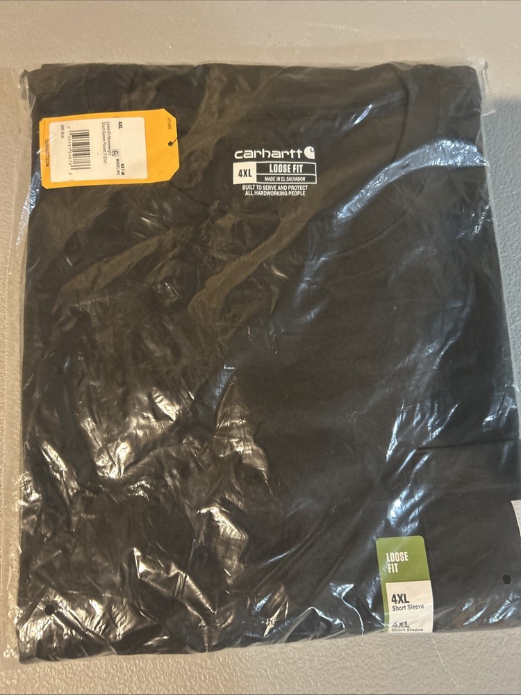 Carhartt K87-M 4XL BLACK T SHIRT