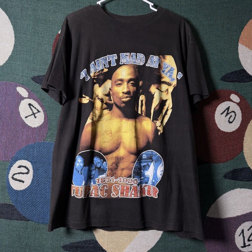 Vintage 90s Tupac Thug Life Memorial Rap T-shirt Size XL