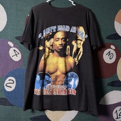 Vintage 90s Tupac Thug Life Memorial Rap T-shirt Size XL