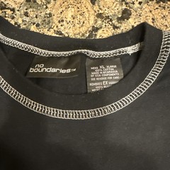 Vintage No Boundaries Non Stop Hip Hop Tee Streetwear Scratch Pad Black Cool