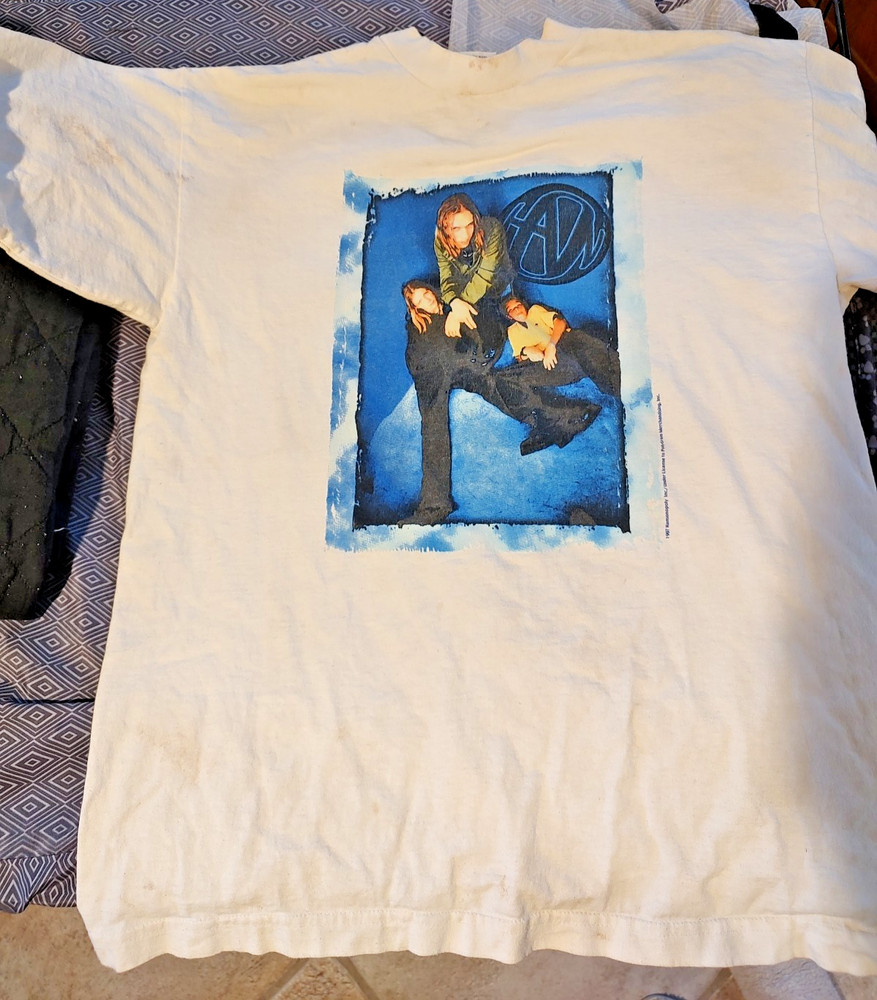 Vintage 90s 1997 Hanson Pop Rock Band Single Stitch T-Shirt Large Used