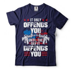 2nd Amendment Shirt Pro Gun Rifles Shirts USA Patriotic Tshirt Gun Lover Tee