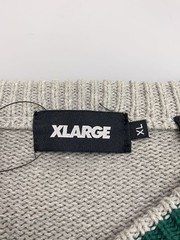 X-LARGE Knit Sweater (Thick), XL, Cotton, Gray, 101223015003