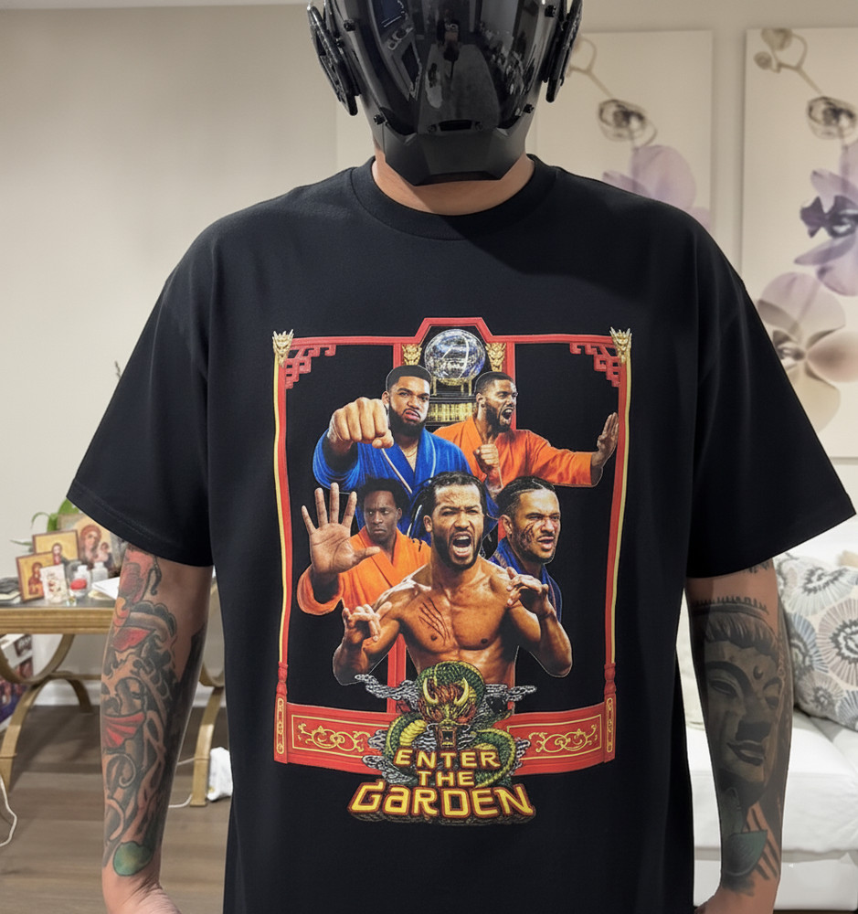 Enter the Garden Basketball T-Shirt New York Retro Martial Arts Graphic Tee